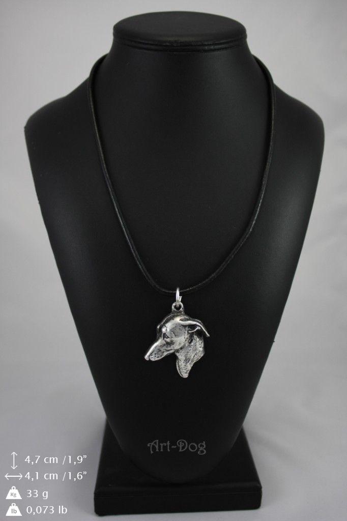 Italian Greyhound, Italian Sighthound – Dog Necklace In Gift Box, Silver-plated Locket for Dog Fan | Art-Dog