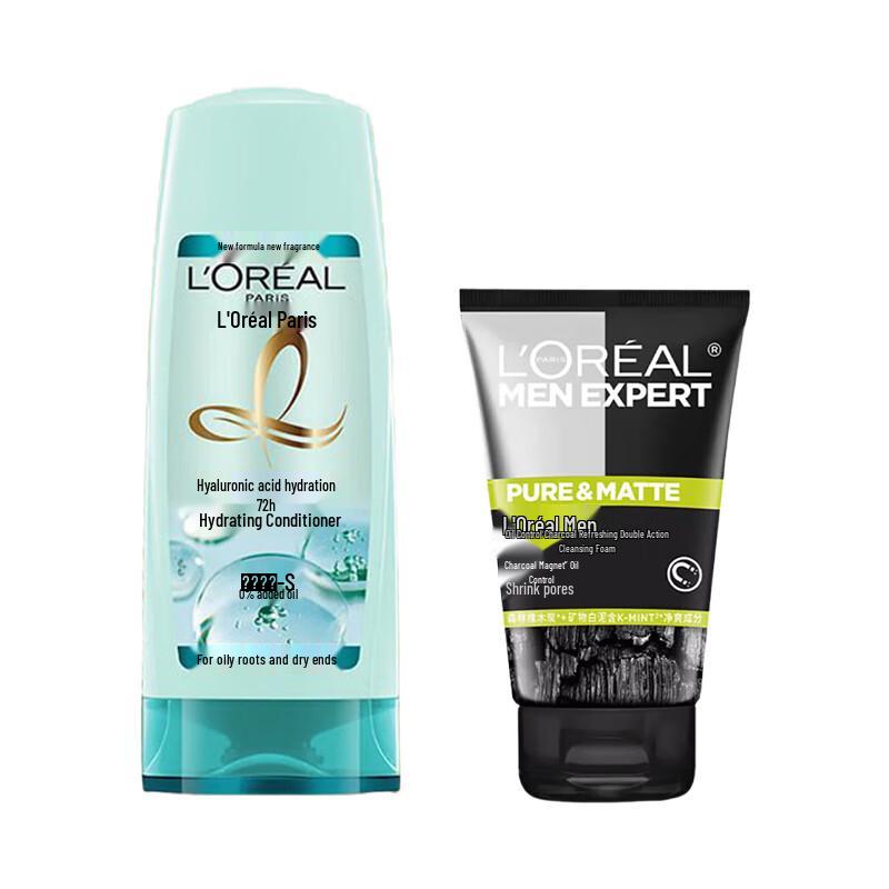 L Oréal Men s Oil Control Cleanser & Hydrating Conditioner Set