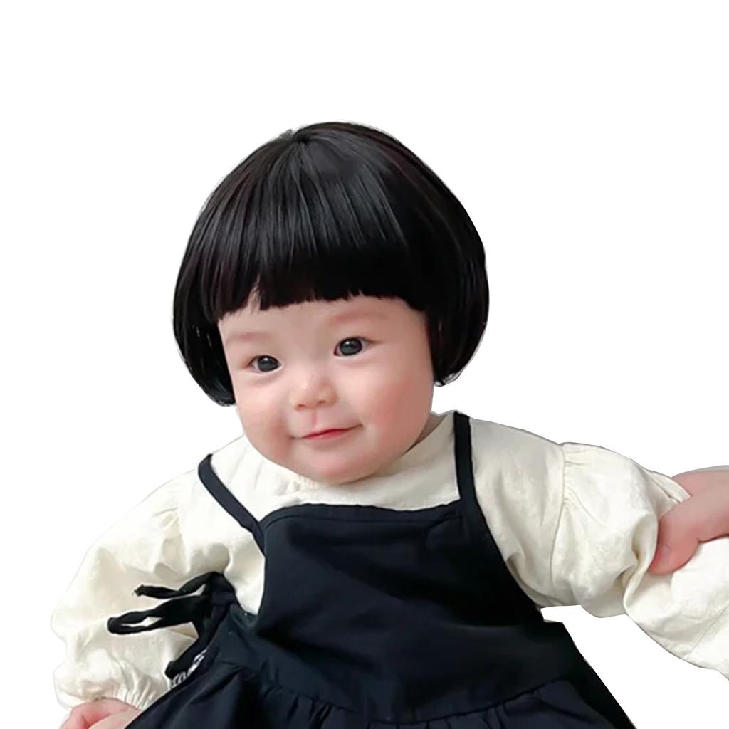 Stylish Hair Accessories for 1-3 Years Kids Lovely Baby Cosplay Hat Wig Headwear Cap Hairpiece Cute Photography Props