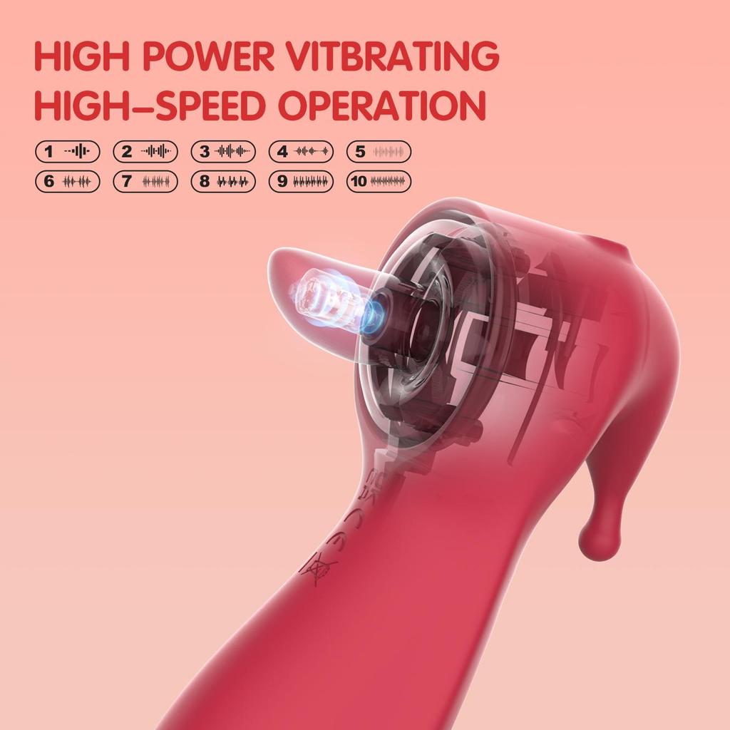 Sucking Licking Vibrator Female Toys Breast Teasing Stimulation Vaginal Masturbation Device Massage Adult Products Sexy Toy