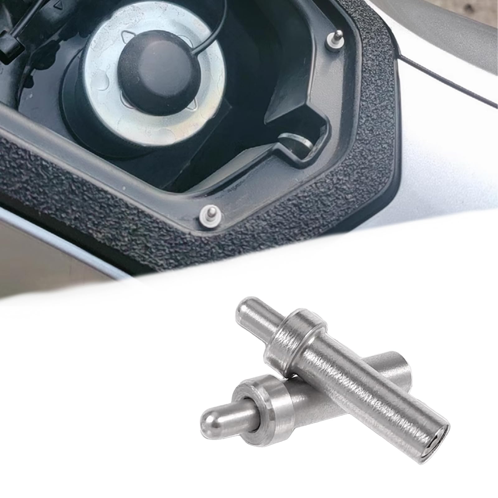 

HI-LINE Вспомогательный штифт открытия и закрытия заливной горловины топливного бака Honda PCX125 PCX150 PCX160 серебряный