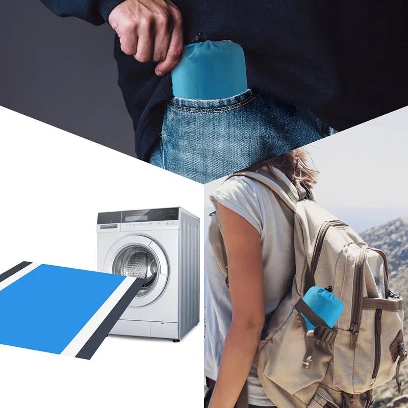 200x210cm Waterproof Pocket Beach Mat Folding Camping Sand Free Blanket Mattress Portable Lightweight Mat Outdoor Picnic Mat