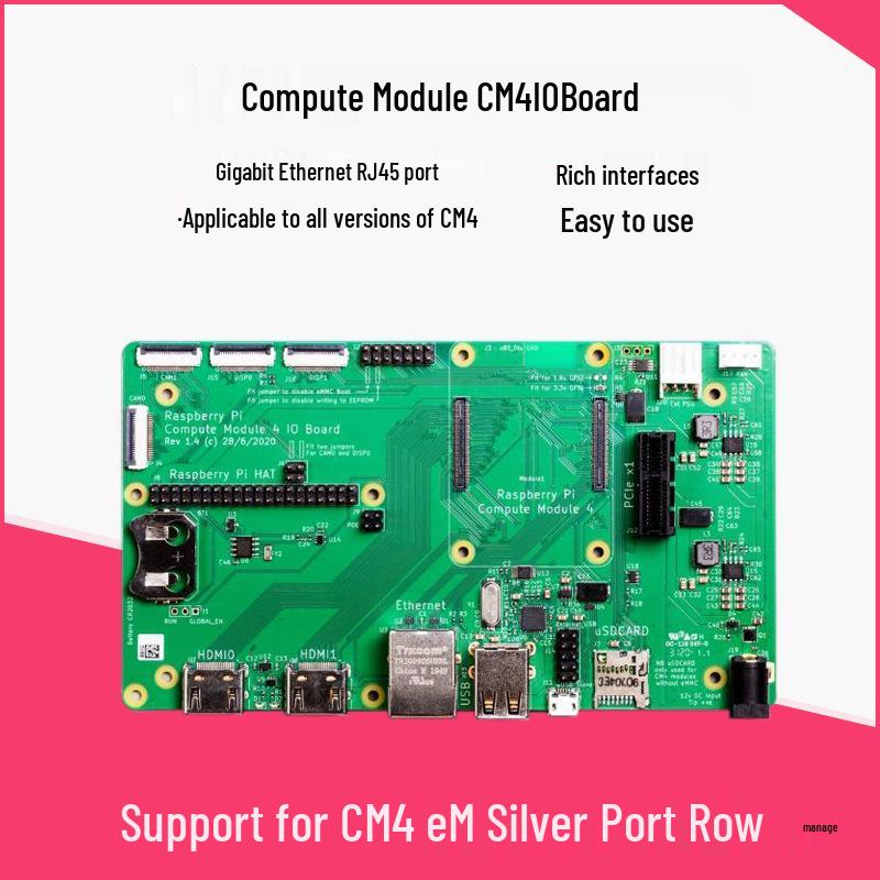Raspberry Pi CM4 IO Board Expansion for Compute Module 4 Development.