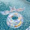 Children's Mermaids Inflatable Swimming Rings Floating Lifebuoys Water Toy for Beach and Water Fun