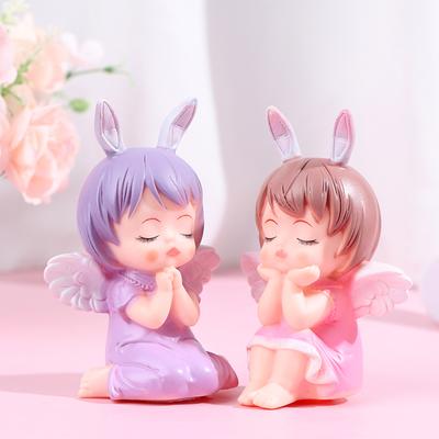 Angel Anne Cake Decorating Doll Toy Birthday Party Cake Tabletop Decor KTY
