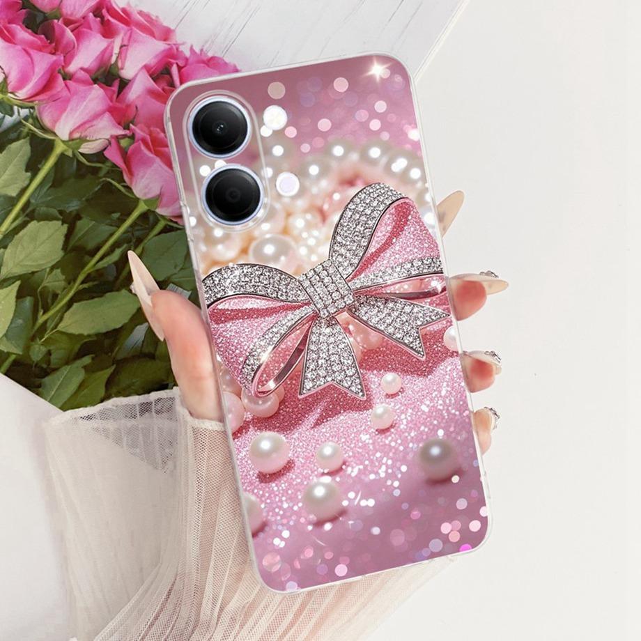 Flower Cartoon Fashion Design Phone Case For Vivo Y05 Y11D 4G Vivo Y11 Y21 5G Funda Soft Silicone Clear Back Cover V2553 V2554