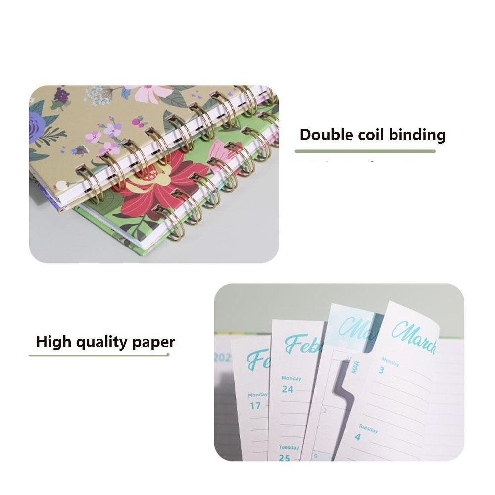 Loose-leaf Coil 2025 Agenda Planner Notebook Diary Weekly Planner Planner Organizer A5 Schedules Calendar Notepad Practical