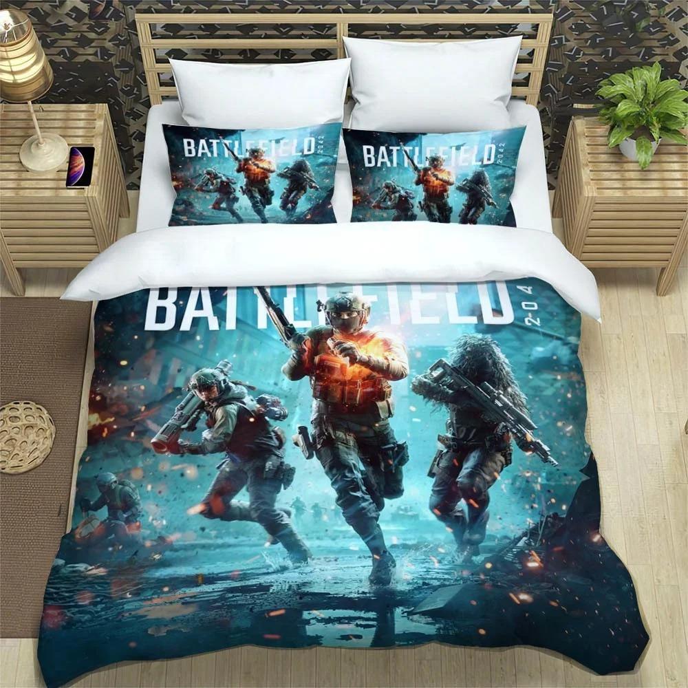 Game Battlefield 3d Pint Bedding Sets Exquisite Bed Supplies Set Duvet Cover Bed Comforter Set Bedding Set Luxury Birthday Gift