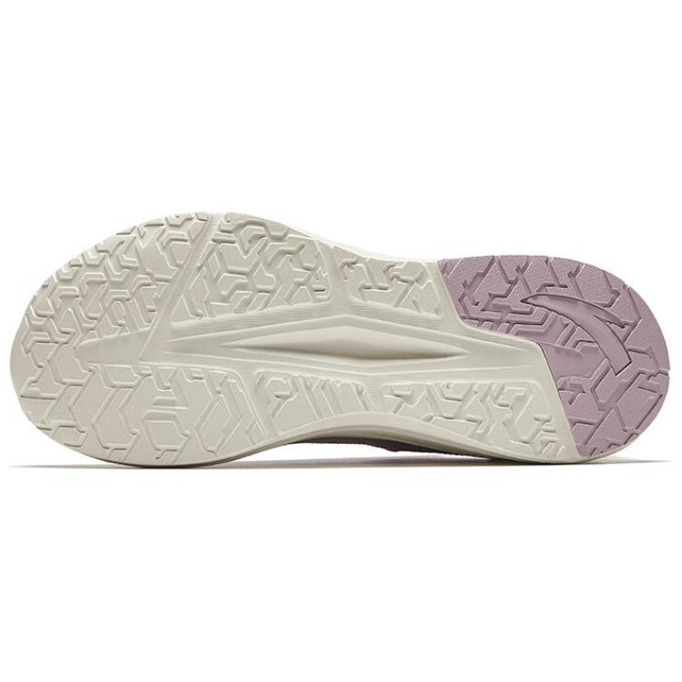 New Anta Le Dao Lightweight Cushioning Low Top Casual Running Shoes Women's Pink White 122517719-2