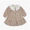 Louis Misha Kinderkleid Blumen Heidi Grau W25 S0043