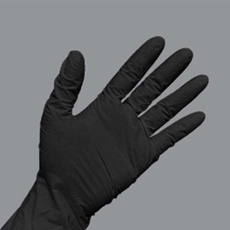 

Nitrile Gloves M 100 pcs Black Food Cooking