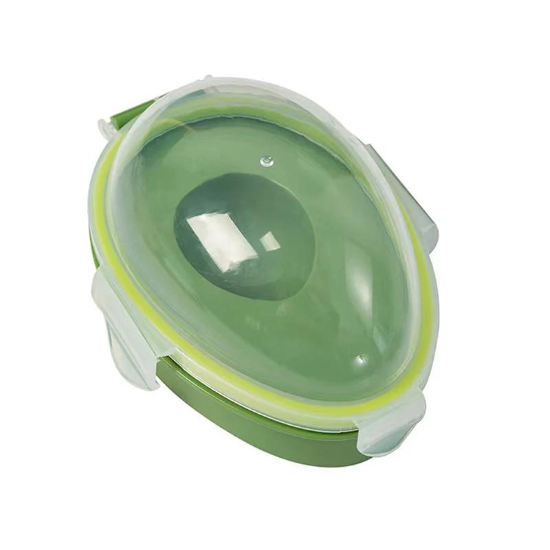 

Контейнер для хранения авокадо, коробка для хранения, контейнер для хранения авокадо, свежий герметичный контейнер для фруктов, хранение авокадо, кухонные инструменты для холодильника зелёный