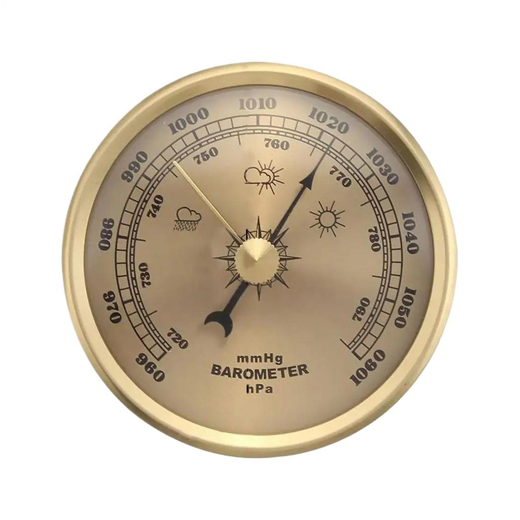 Weather Barometer For Fishing Weather Forecast Wall Hanging Automatic Air Pressure Gauge Weather Forecast Station Thermometer