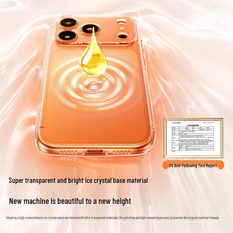 Ugreen iPhone 17 Pro Transparent Anti-Yellowing Case
