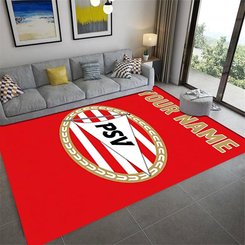 Custom Name PSV Eindhoven Carpet Rug for Living Room Bedroom Home Sofa Decoration,Kids play Non-slip Floor Mat