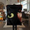 How to Train Your Dragon pattern Flannel Blanket, High quality Comfortable for All Seasons, Home Decor, Warmth and Comfort, Perfect for Gifts.