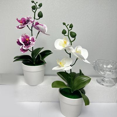 Kompaktes Design Kunstblume Pflanze Phalaenopsis Bonsai Einfach zu stylen