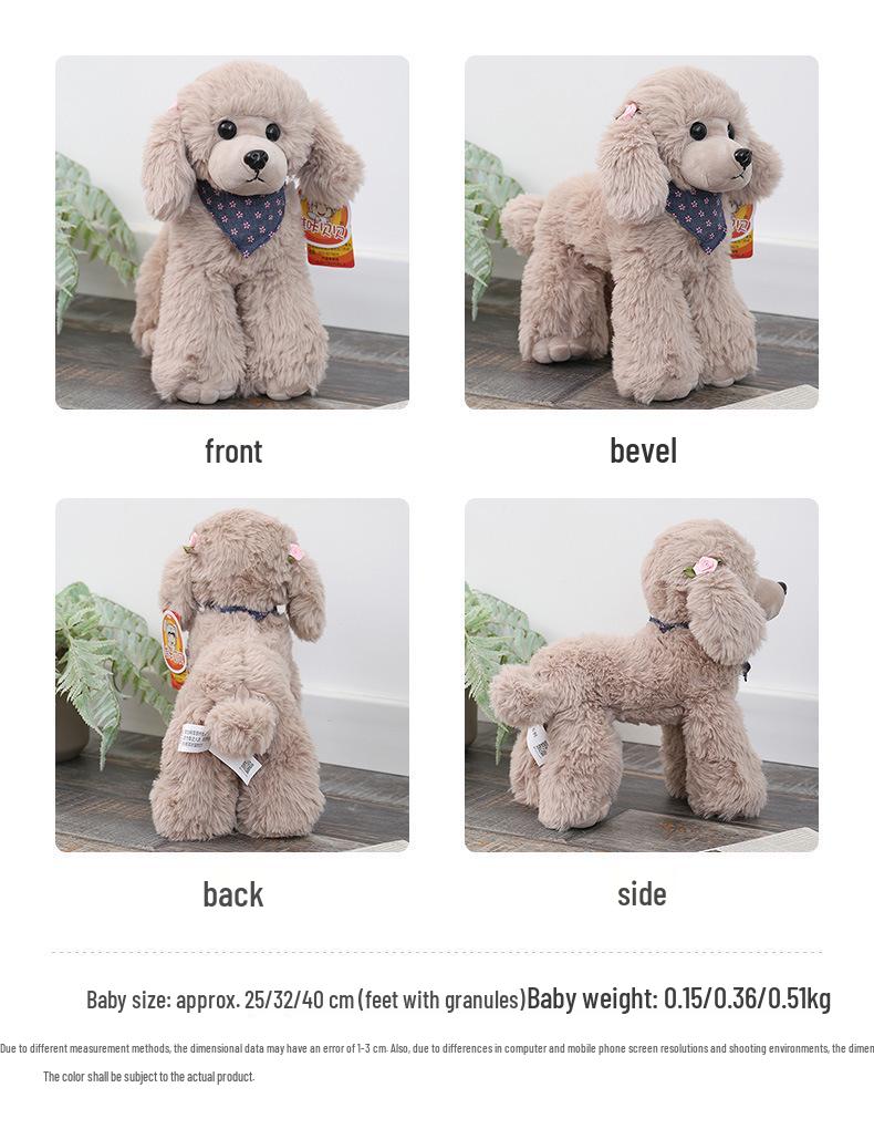 Weika Beibei Poodle Plush Doll - Cute Birthday Gift for Girls
