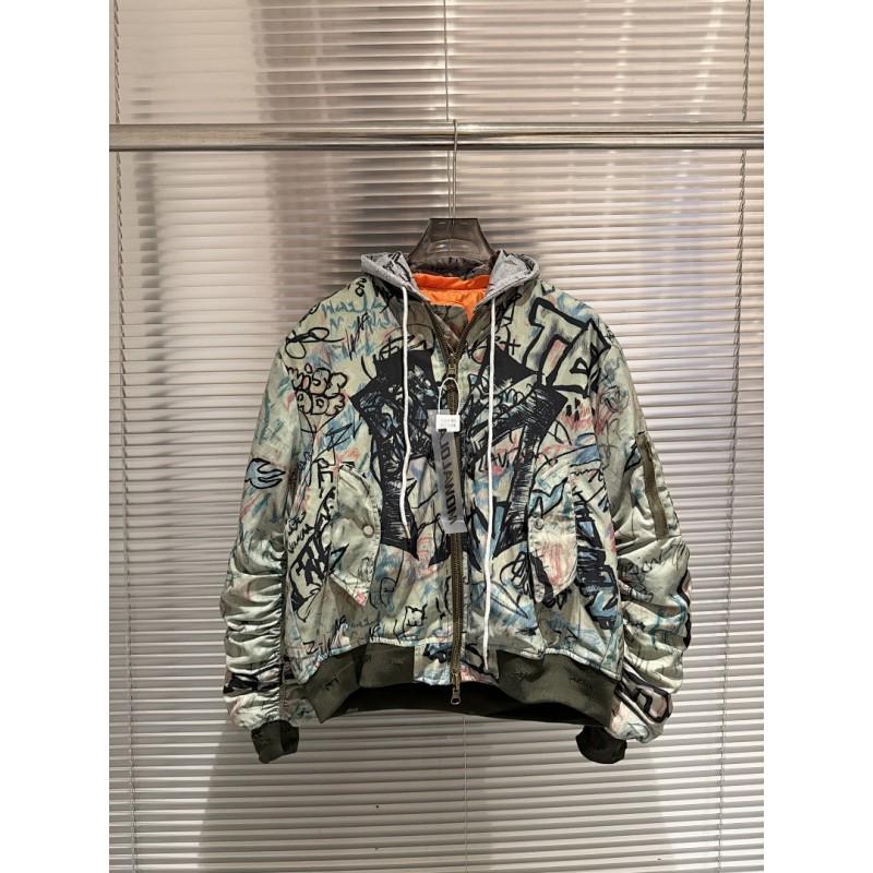 Mowalola MY City Graffiti-Style Oversized Bomber