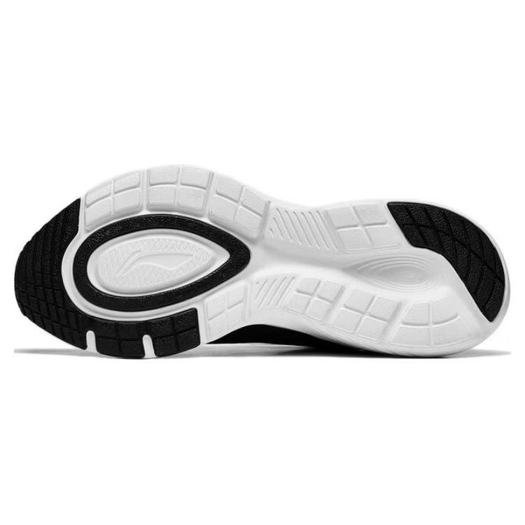 Li Ning YunQue Casual Fabric Slip Resistant, Abrasion Resistant, Breathable Low Top Running Shoes Men's Black ARST033-1