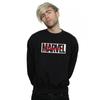 Marvel Mens Red Font Logo Sweatshirt