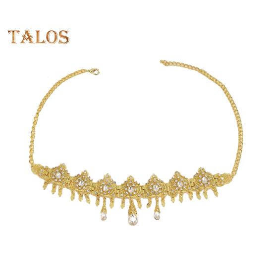 

Свадебный лобный цепочка с резными стразами и кисточками, головной убор с регулируемой длиной, свадебный аксессуар для волос белый