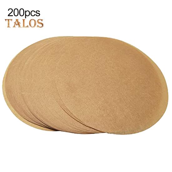 200 de bucăți hârtie pentru chifle pentru hamburger, pătrată/rotudă, anti-lipire, pentru grătar premium, hârtie de presare pentru hamburger, consumabile de bucătărie