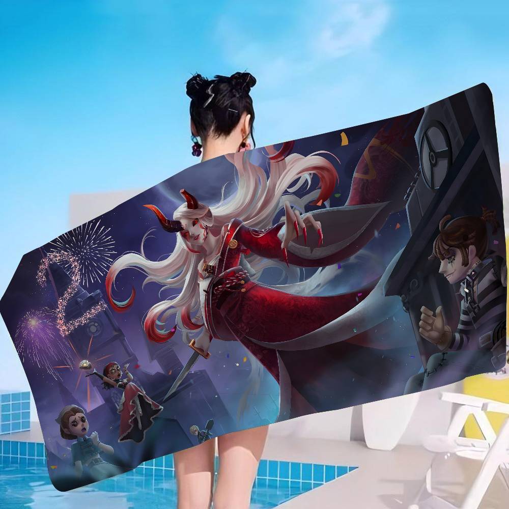 Game Suspense I-Identity V Microfiber Printed Beach Towel Mountain Climbing Yoga Beach Swimming Running Absorbent Soft Towel