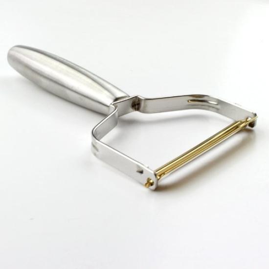 Pearl Metal Wide Slice Natural Titanium Made in Peeler, Coated, Japan, C-516