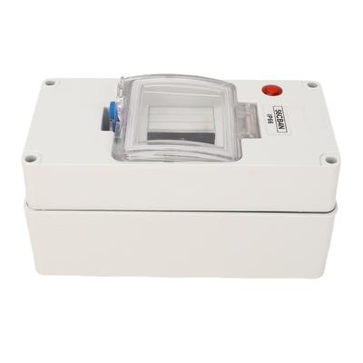4 Way Power Distribution Box with Bus   and Din Rail with Indicator Light for Miniature Circuit Breaker  , Waterproofing IP66 Padlock Available