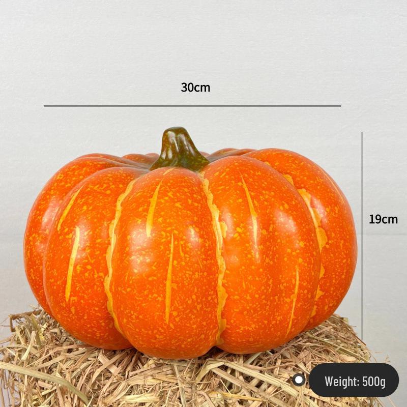 Pumpkin Harvest Festival Props: Farmhouse Halloween Decoration for Mall Displays and Room Ornaments