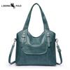 Large Capacity Handbag/shoulder Bag, Trendy Soft Leather, for Middle-aged Women