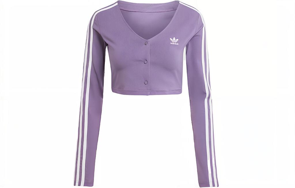 Adidas Originals Knitwear Women s Dark Gray Violet IK6616 XL
