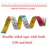 Soft Tape Measure 1.5M Tailors Body Measuring Tape with Snap Fasteners Double Sided Ruler for Sewing Needlework Craft Tool