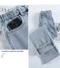 Women's 2023 Winter High-Waist Wide-Leg Jeans: Warm, Thick, Straight-Leg, Slimming Velvet Trousers.