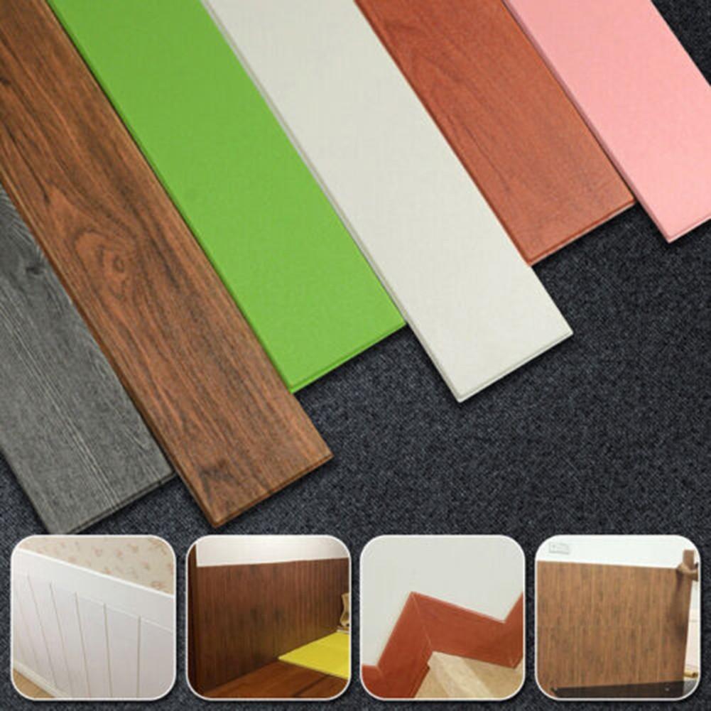 Strong Adhesion PVC Baseboard Waist Line Wall Stickers Home Decoration