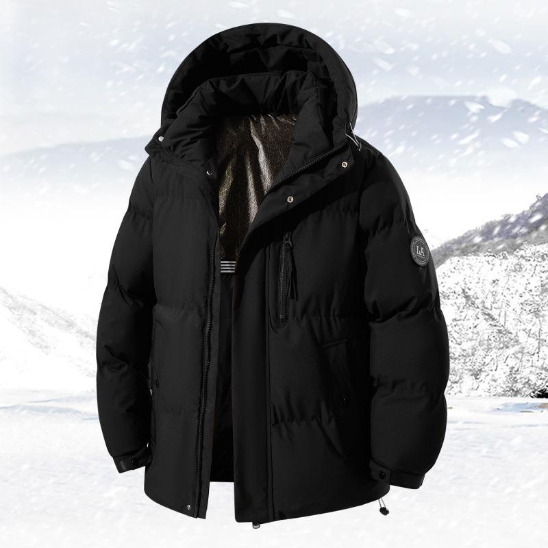Graphene Cotton Jacket: Autumn/Winter Bestseller, Trendy Korean Style, Hooded & Thickened for Men & Couples