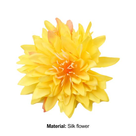 50Pcs Eye-catching Artificial Flower DIY Durable Delicately Cut Simulation Head