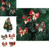 Charmant Ensemble Miniature de Cloches à Nœuds de Noël Pour Couronnes Élégantes et Décorations de Fêtes