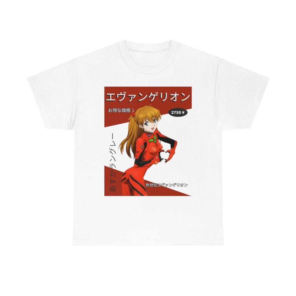 Neon Genesis Evangelion Anime Asuka Langley printed T-shirt for men and women, men's sports T-shirt, new summer 2026 collecti