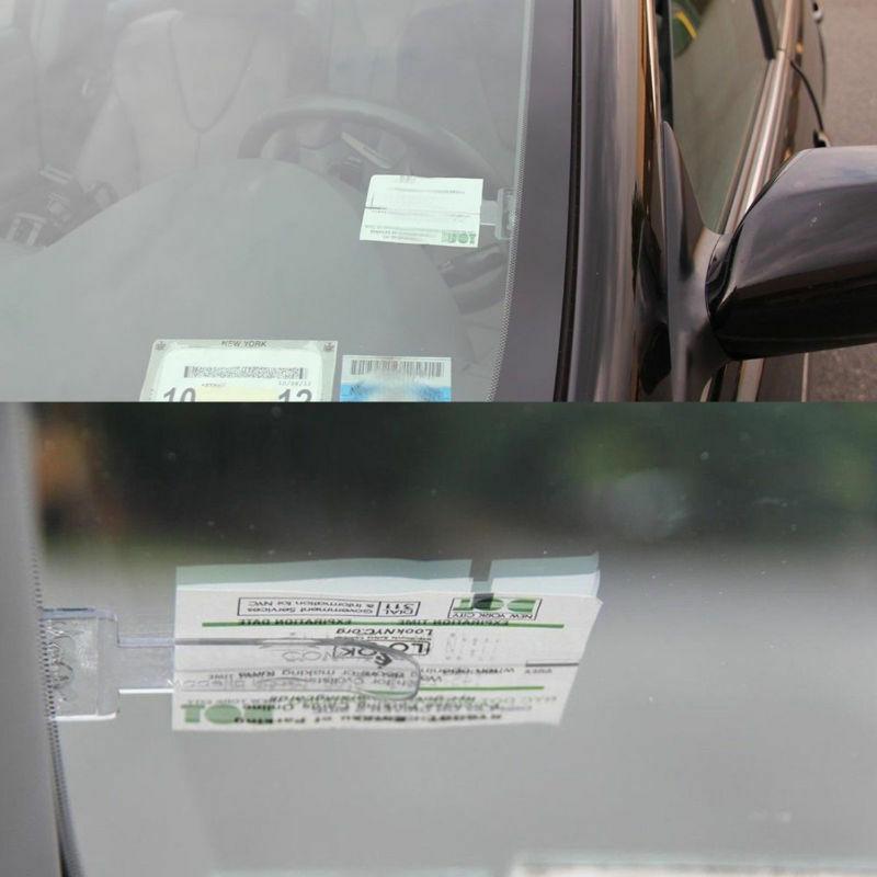 Disabled Car Parking Permit Holder Ticket Clip Auto Fastener Card Bill Holder Mount Car Styling For Car Windshield Home Use