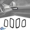 4 Stück Kohlefaser Türgriff Schalenrahmen Blende Abdeckung Zierleiste Für Dodge Durango 21+