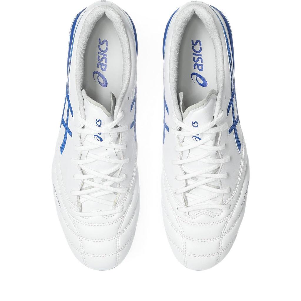 ASICS DS LIGHT 6 Soccer Shoes Size 102 Size 2E X-FLY (1101A076), Men's, (White/Blue), 24.0 cm,