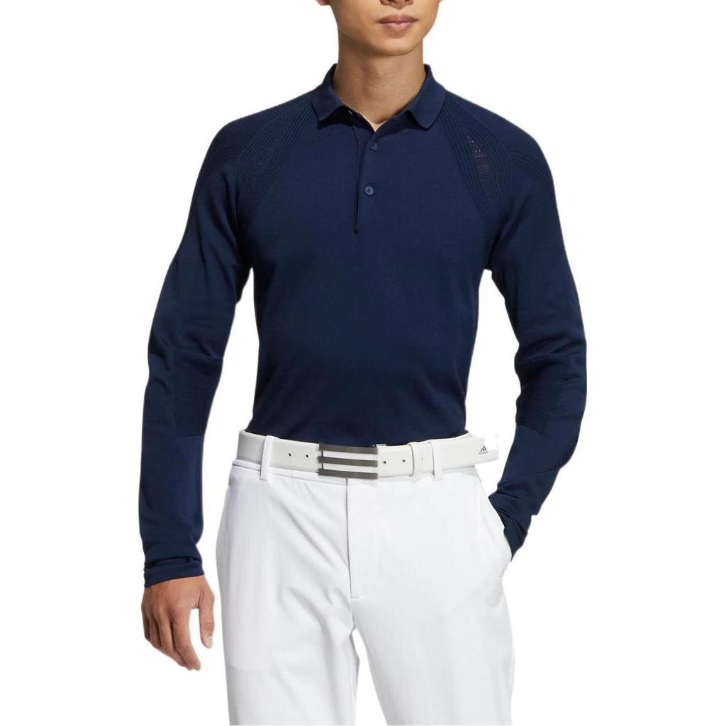adidas Polo Shirts Men's Blue Polo Collar Moderate Straight Fit HG1657