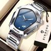 BINBOND Iron Man's Mask Luxury Quartz Watches For Men Luminous Waterproof Precise Men's Watch Stainless Steel Casual Reloj