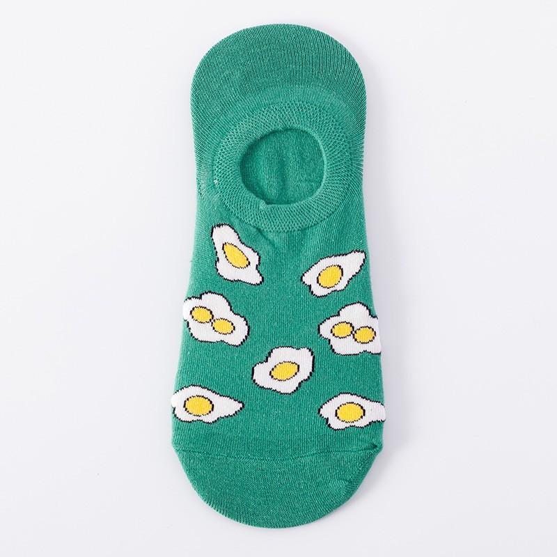 Womens Invisible Low-Cut Cotton Socks Non-Slip Ankle Breathable Casual Short Daily Wear