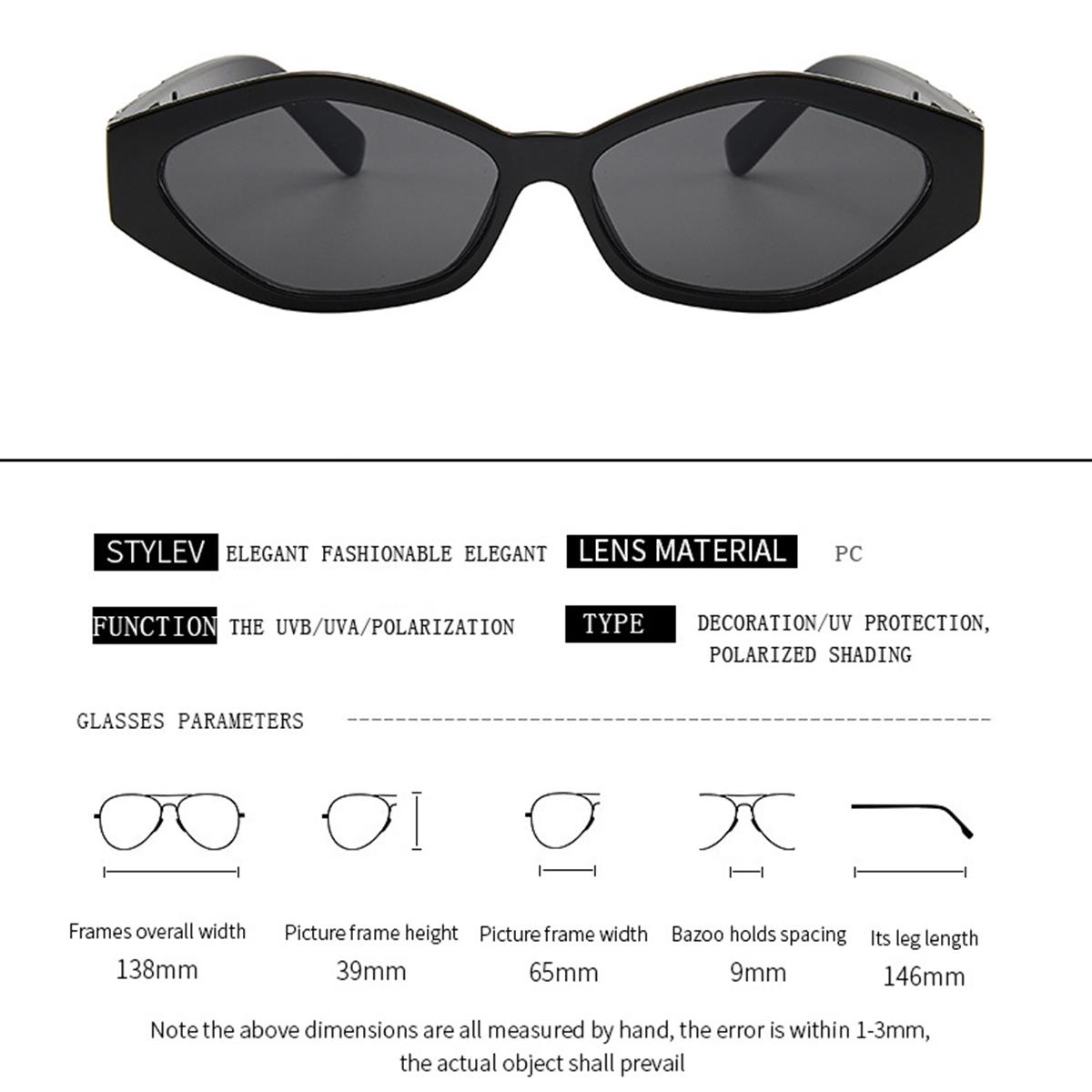 Классическая акриловая оправа Модные очки Черные очки Уличные очки Пляжные аксессуары — фото 6