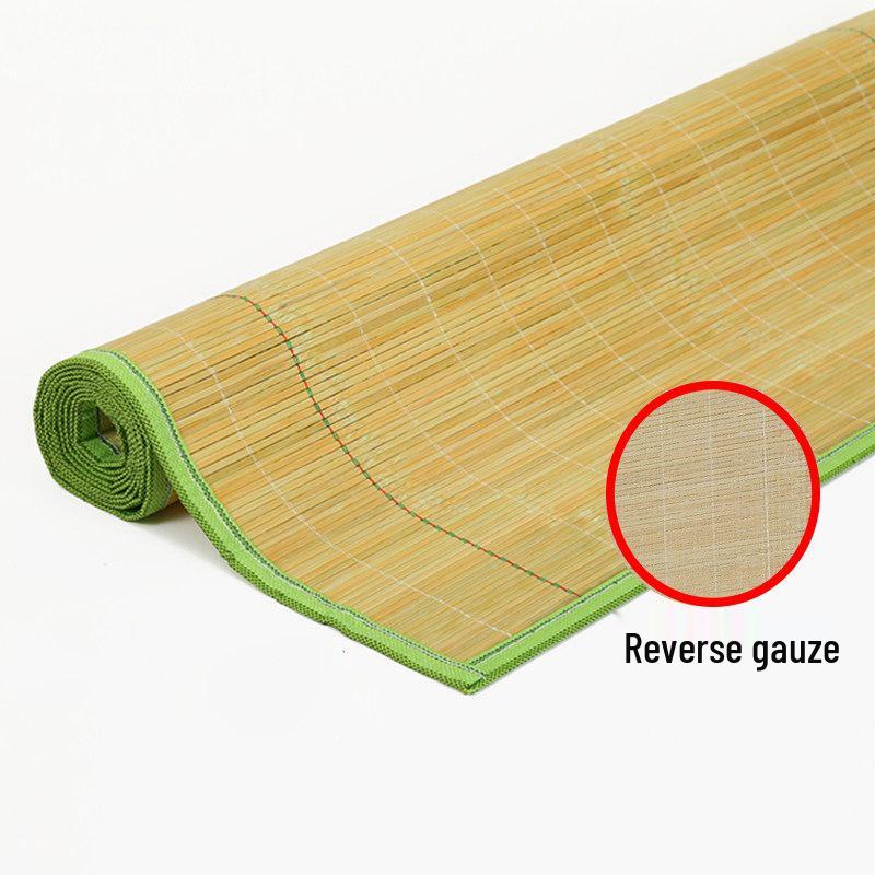 Atmungsaktive Sommer-Bambusmatte mit kostenlosem Versand - Kühlendes, zweiseitiges Design für Einzelbett oder Haushaltsgebrauch