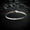 Elegant Alloy Craftsmanship Ouroboros Bracelet Symbolic Daily Wear Bangle Mystical Jewelry for Party Wear