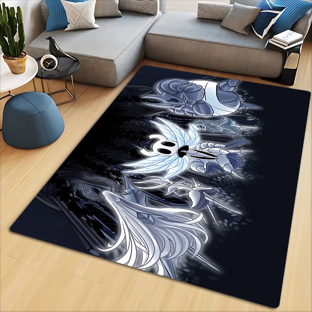 SPIEL-H-Hollow Knight Lange Teppiche Nordischer Stil Heimfußmatte Badezimmer-Toilettenmatten Schlafzimmer Bettvorleger